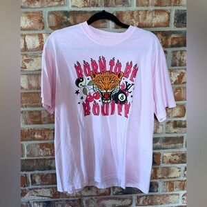 Comfort Colors Pink Graphic Tee